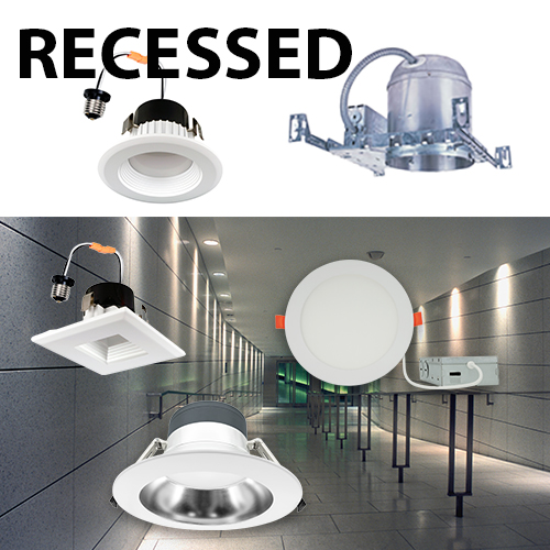LED RECESSED CANS & TRIMS